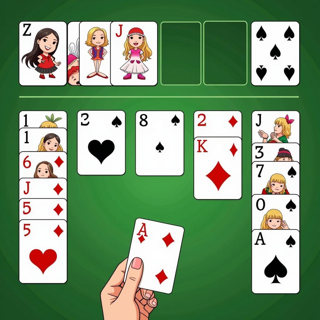 Bí quyết chơi bài Solitaire