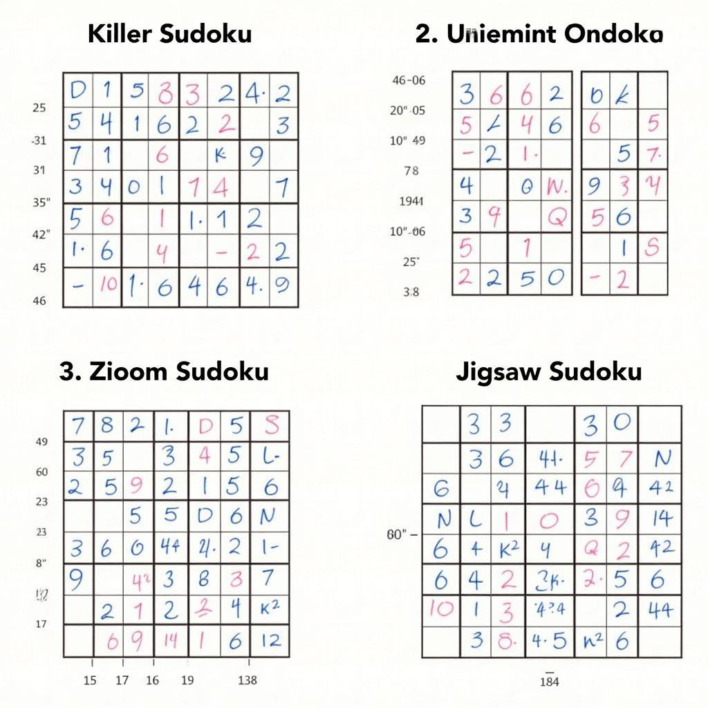 Các biến thể Sudoku