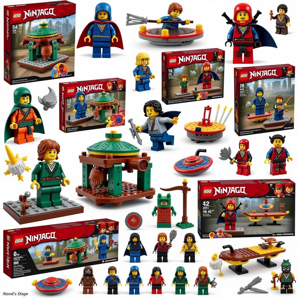 Bộ đồ chơi Ninjago đa dạng màu sắc và mẫu mã