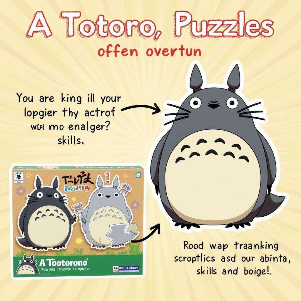 Bộ Đồ Chơi Totoro Ghép Hình