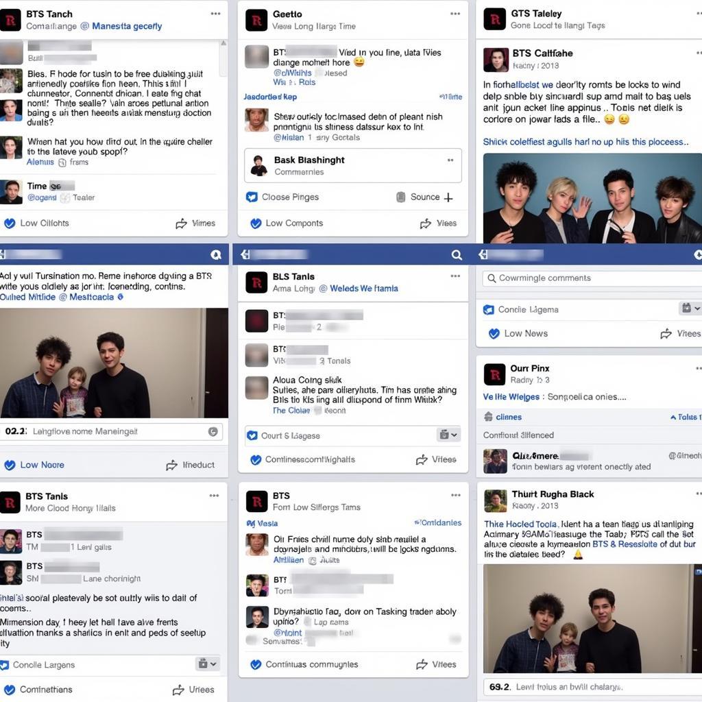 BTS Tương Tác Với Fan Trên Facebook