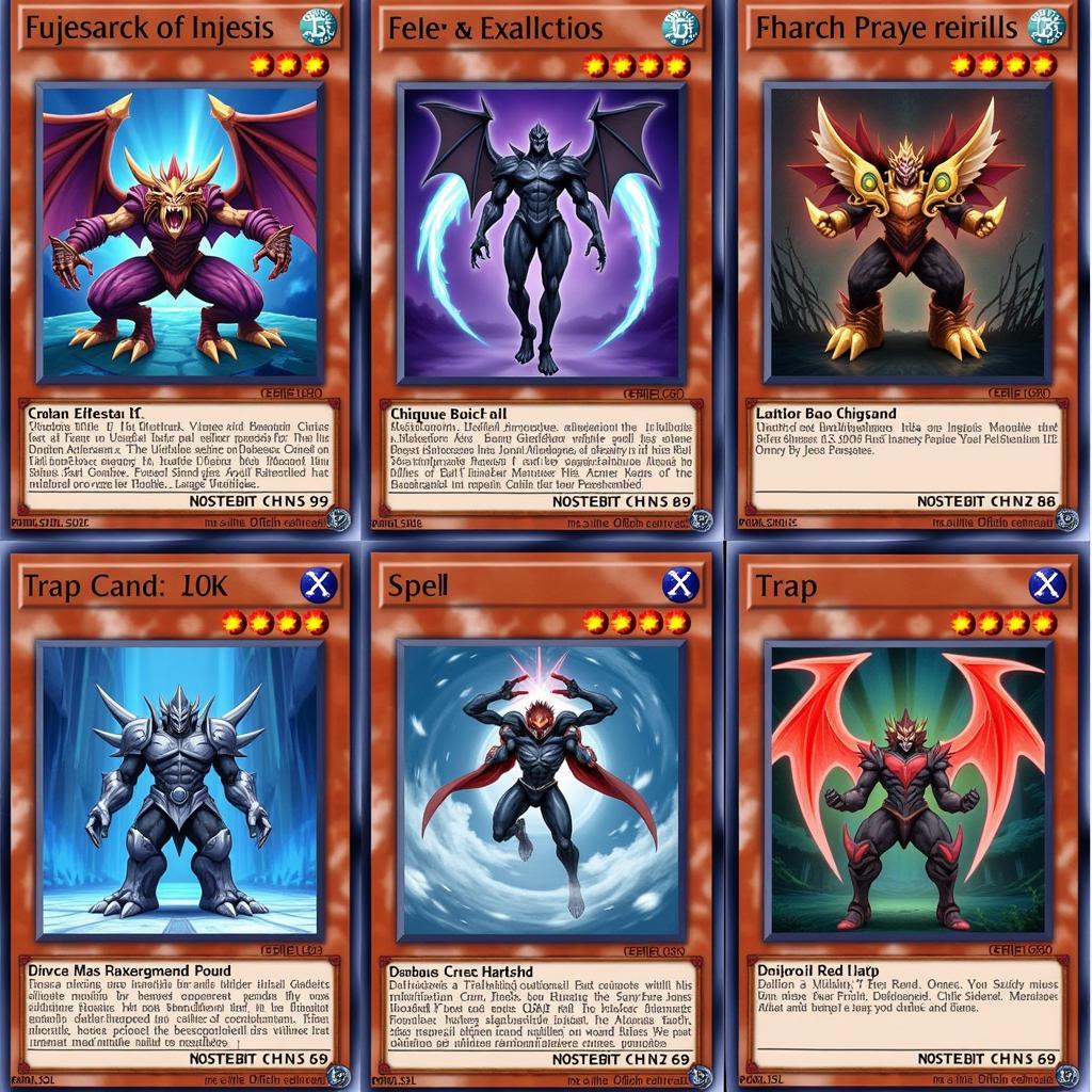 Các loại bài trong YuGiOh: Quái thú, Phép thuật và Bẫy