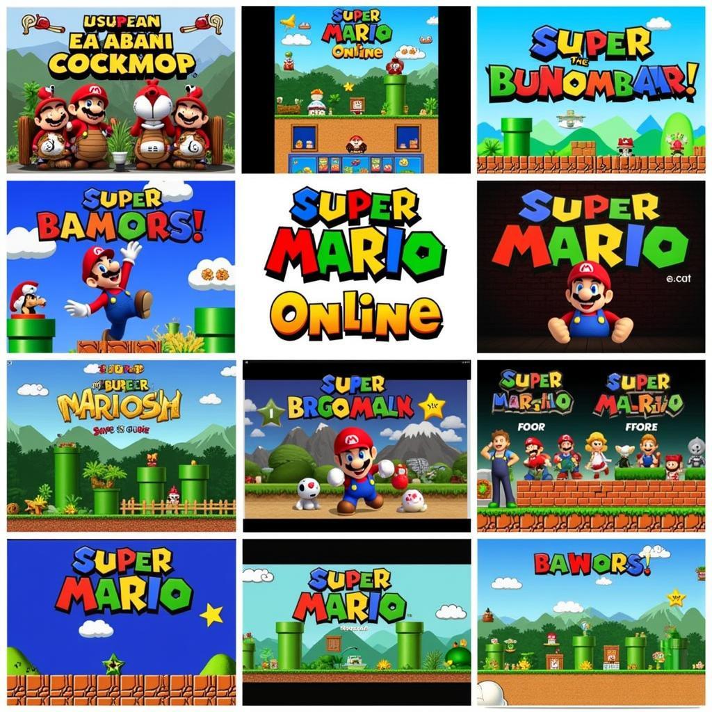 Các Phiên Bản Mario Trực Tuyến