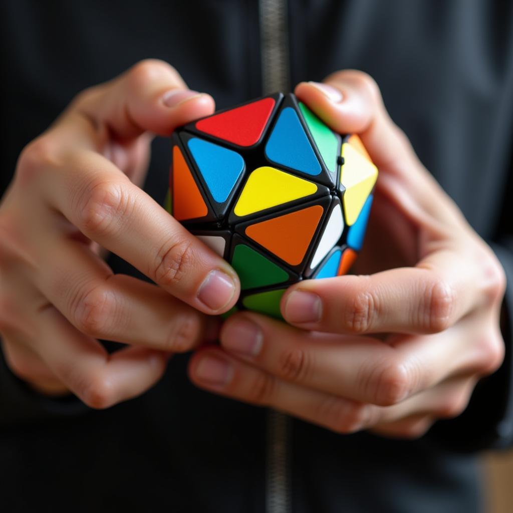 Cách chơi Rubik biến thể Pyraminx