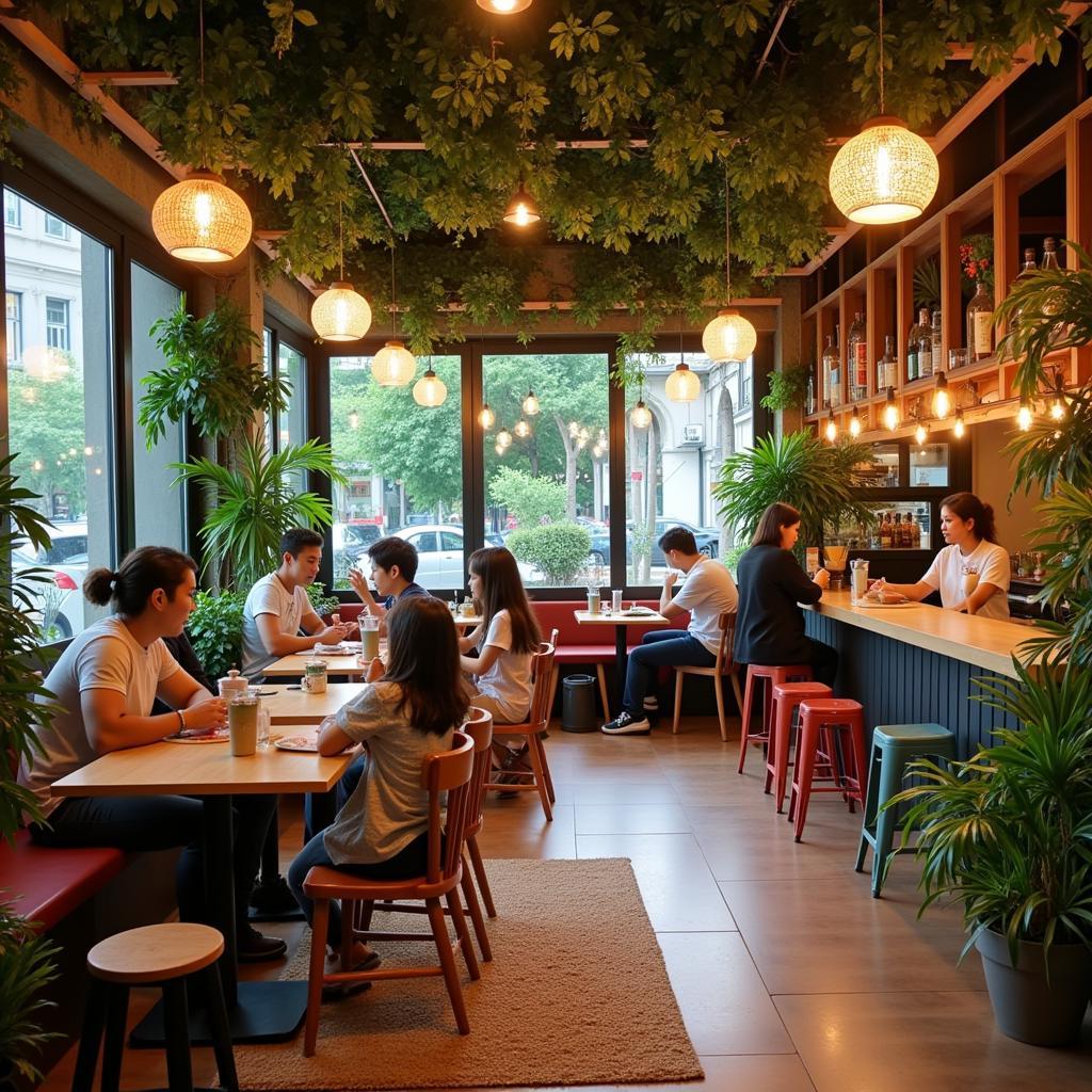 Cafe kết hợp khu vui chơi trẻ em tại Hà Nội