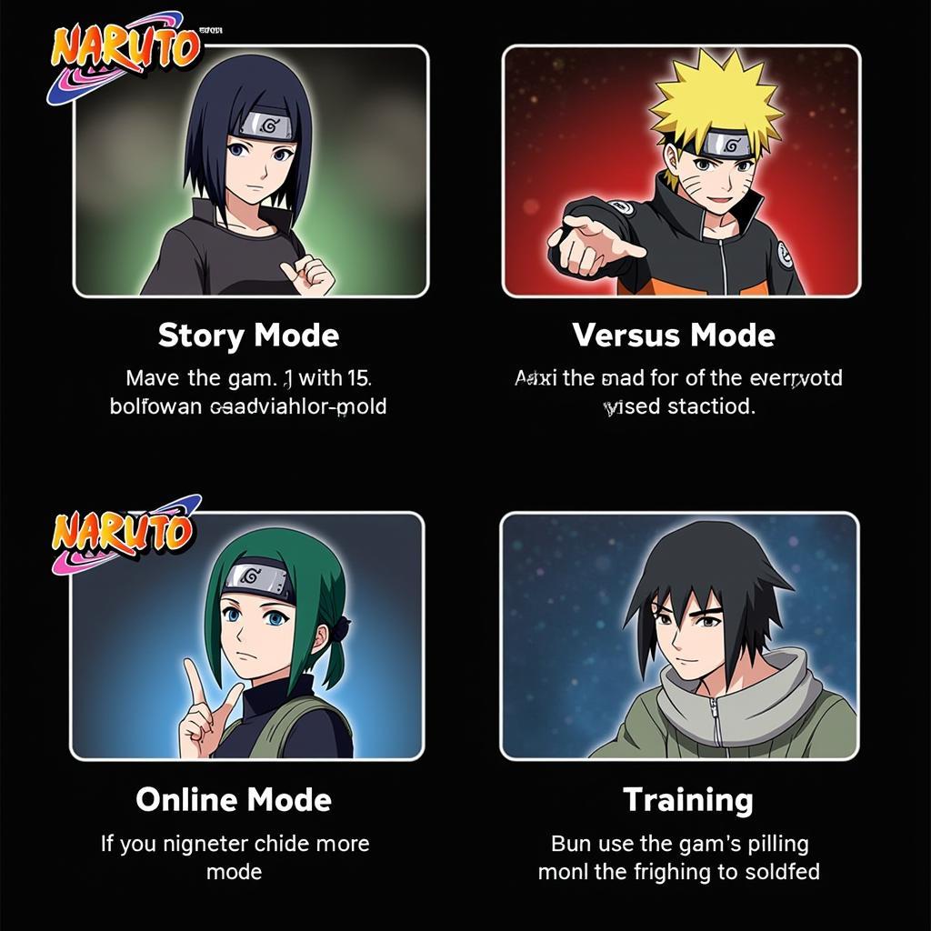 Chế độ chơi trong Naruto Đại Chiến