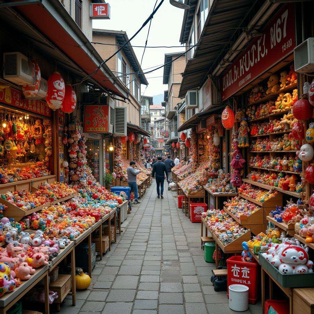 Chợ Lớn - Thiên đường đồ chơi với hàng ngàn sản phẩm hấp dẫn, từ truyền thống đến hiện đại.