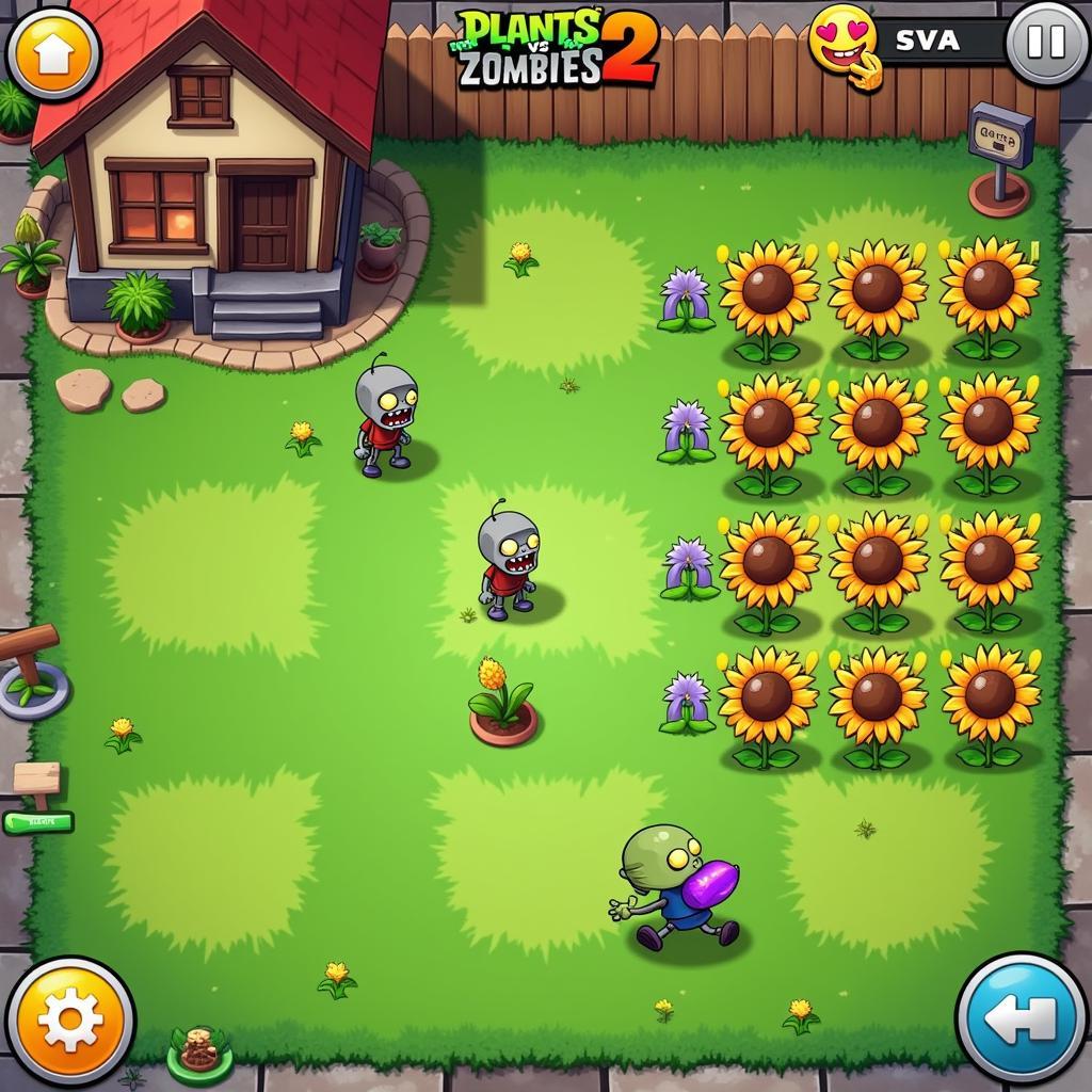 Trận chiến đầu tiên trong Plants vs. Zombies 2 Online