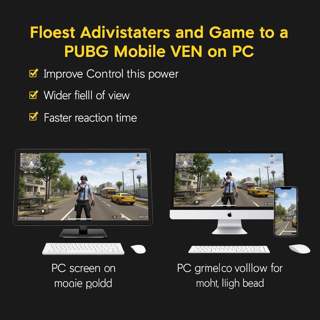 Lợi thế khi chơi PUBG Mobile VN trên PC