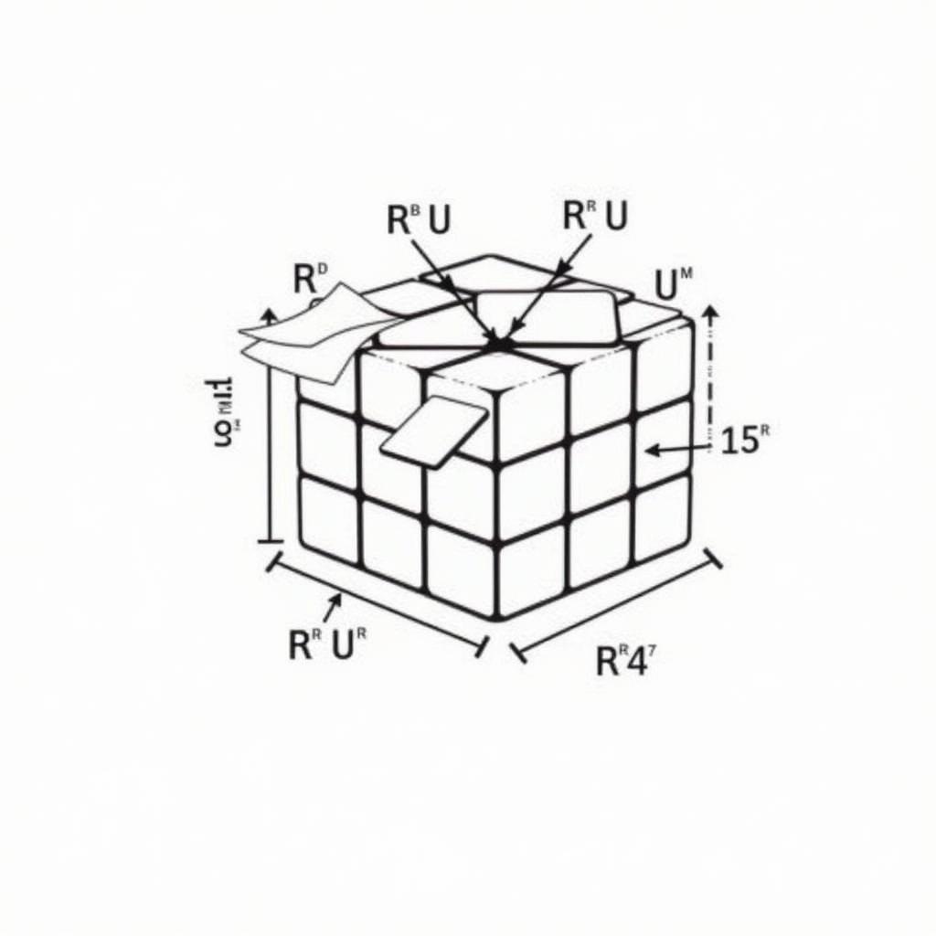 Công thức giải Rubik 3x3 cơ bản