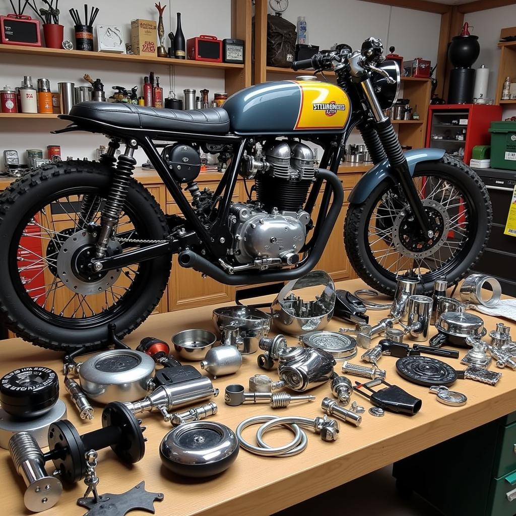 Đồ chơi độ cafe racer đa dạng và phong phú