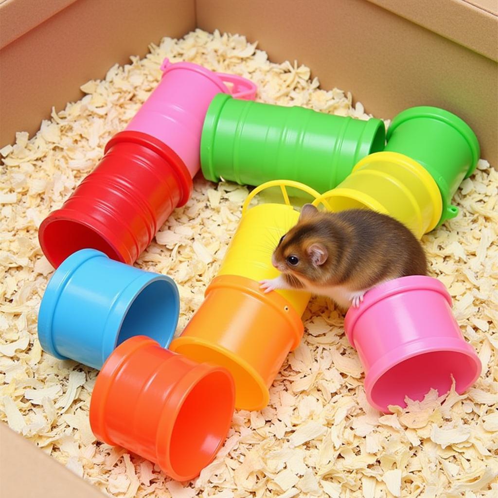 Đồ chơi đường hầm cho hamster