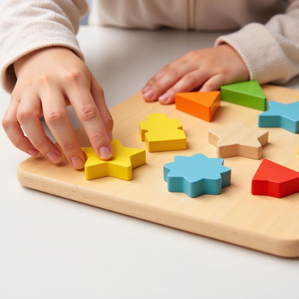 Đồ chơi gỗ Montessori xếp hình