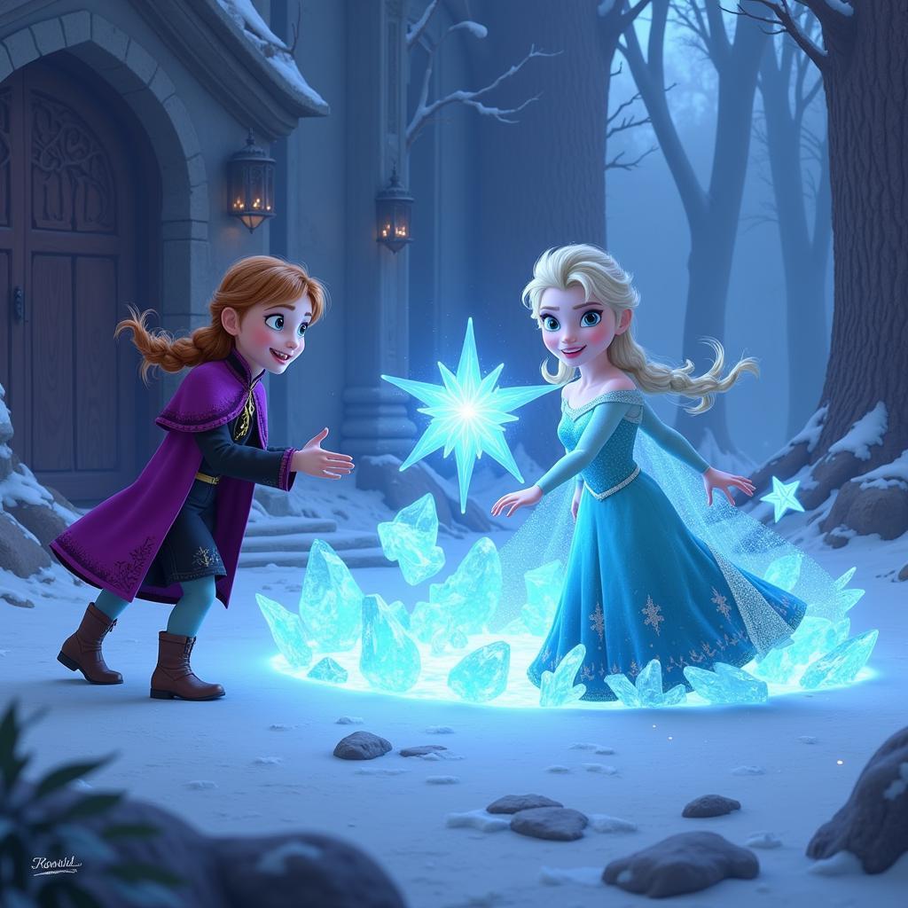 Elsa công chúa phiêu lưu Arendelle