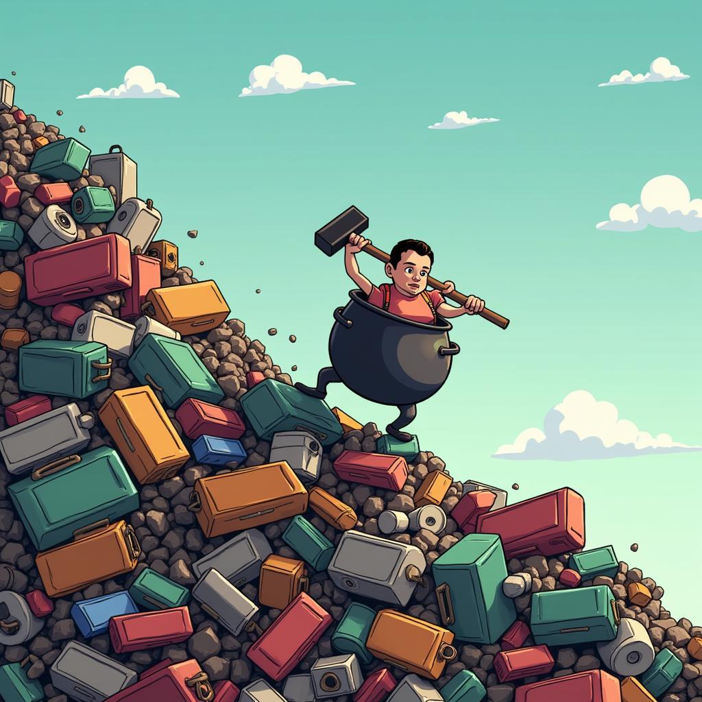 Getting Over It with Bennett Foddy - Một tựa game thử thách sự kiên nhẫn