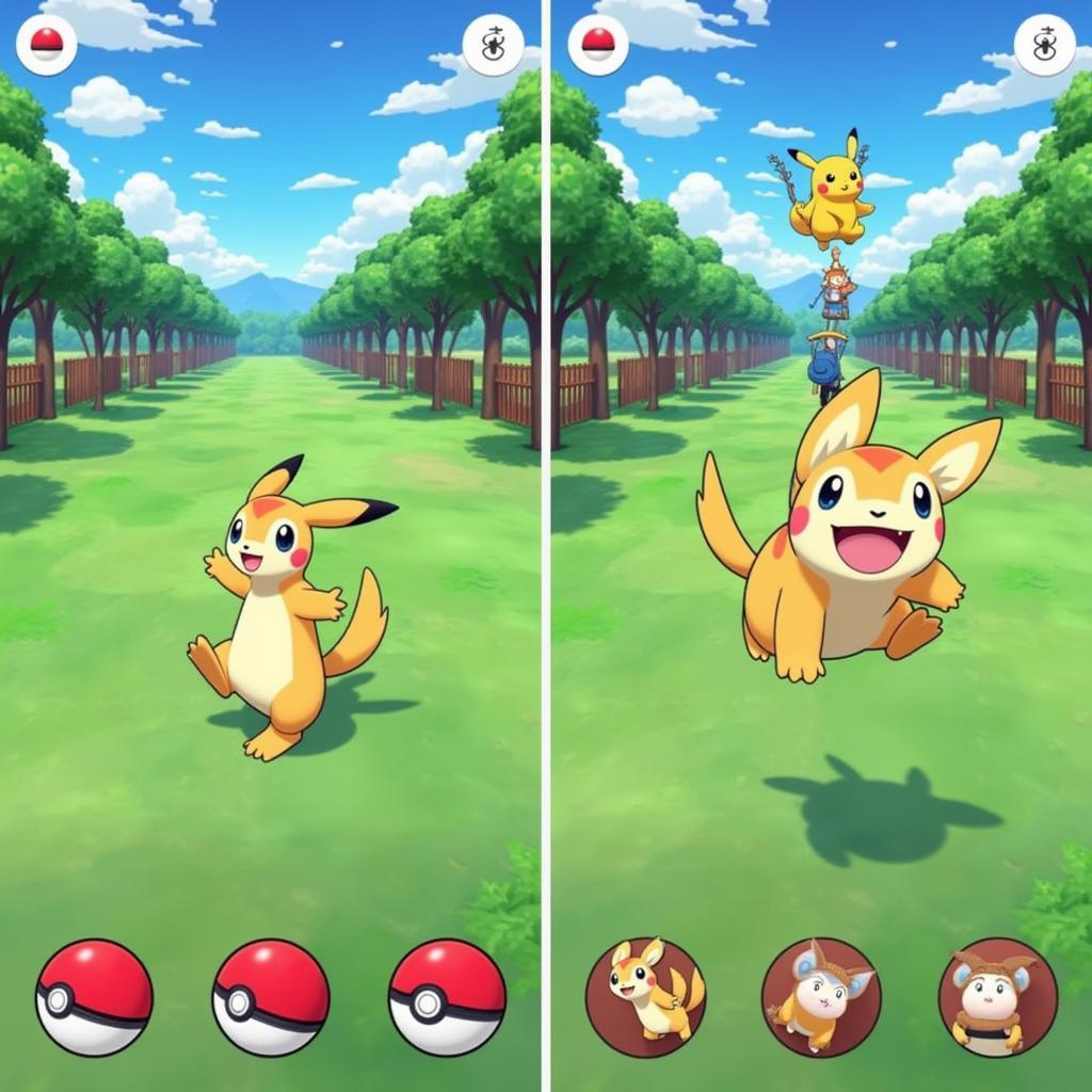 Hướng dẫn chơi game bắt Pokemon trên điện thoại