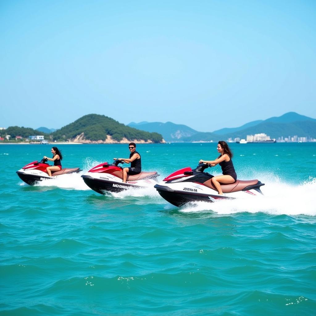 Cưỡi Jetski trên biển Đà Nẵng