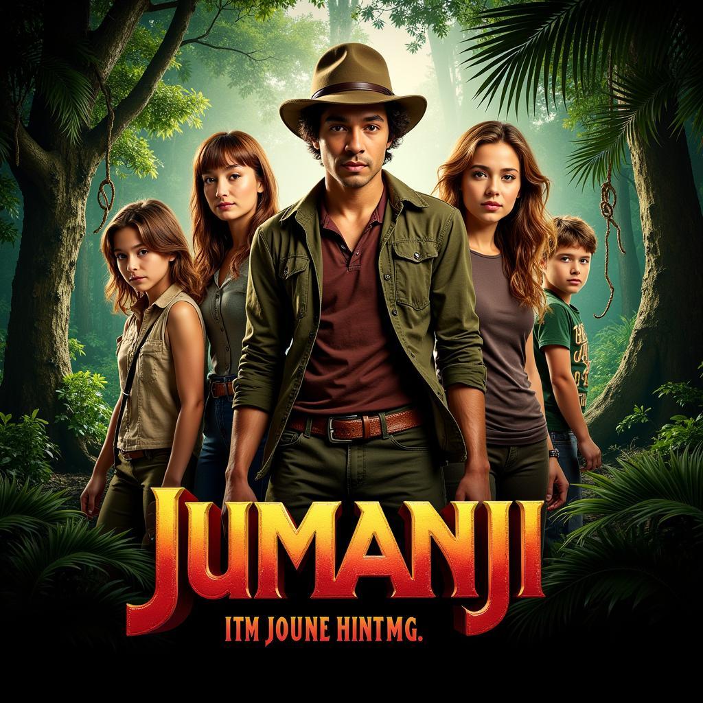 Jumanji Poster Phim