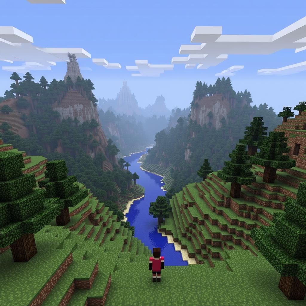 Khám phá thế giới Minecraft