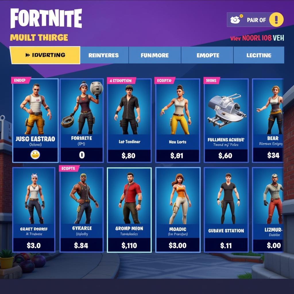 Kiểm tra quà Fortnite