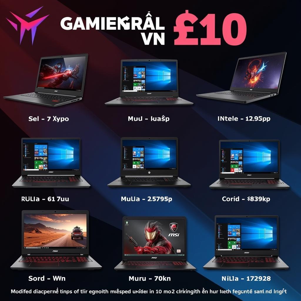 Tổng quan laptop gaming 10 triệu