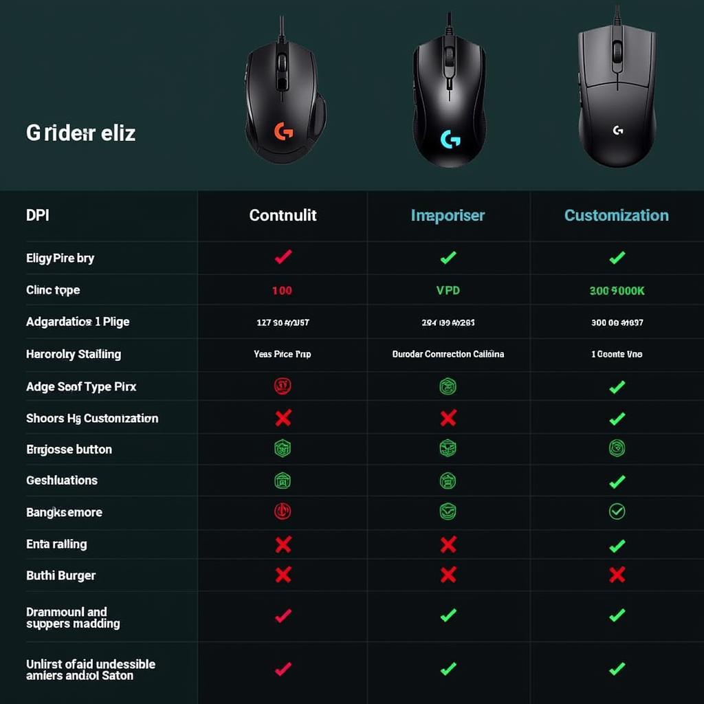 Logitech G102 So Sánh với Các Đối Thủ