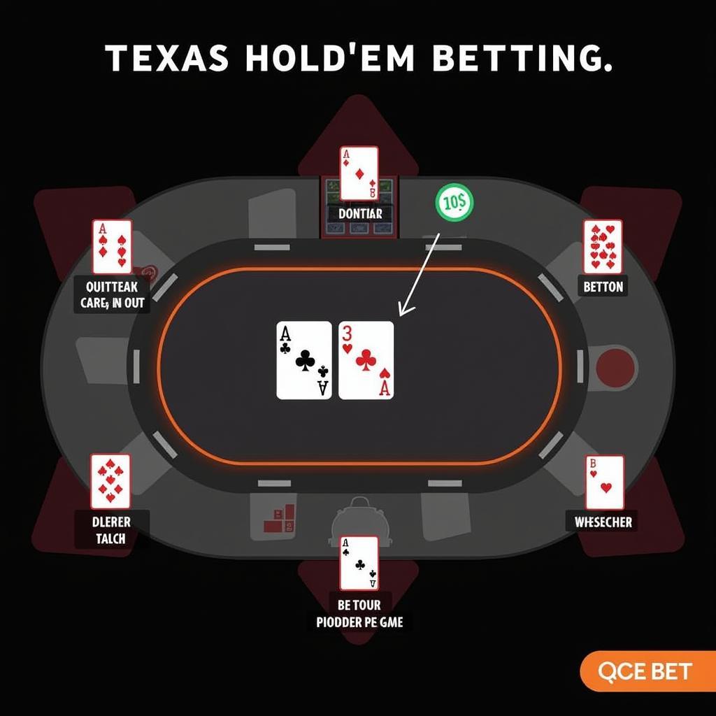 Luật chơi bài poker: Texas Hold'em