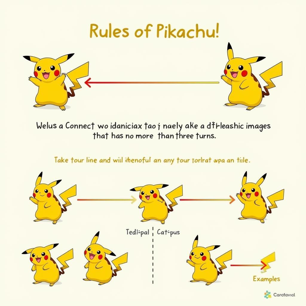 Luật chơi Pikachu