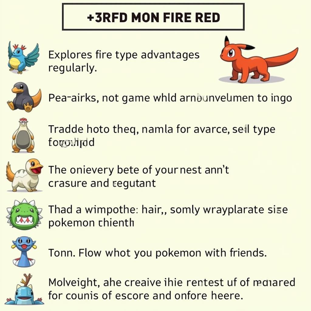 Mẹo Chơi Pokemon Fire Red