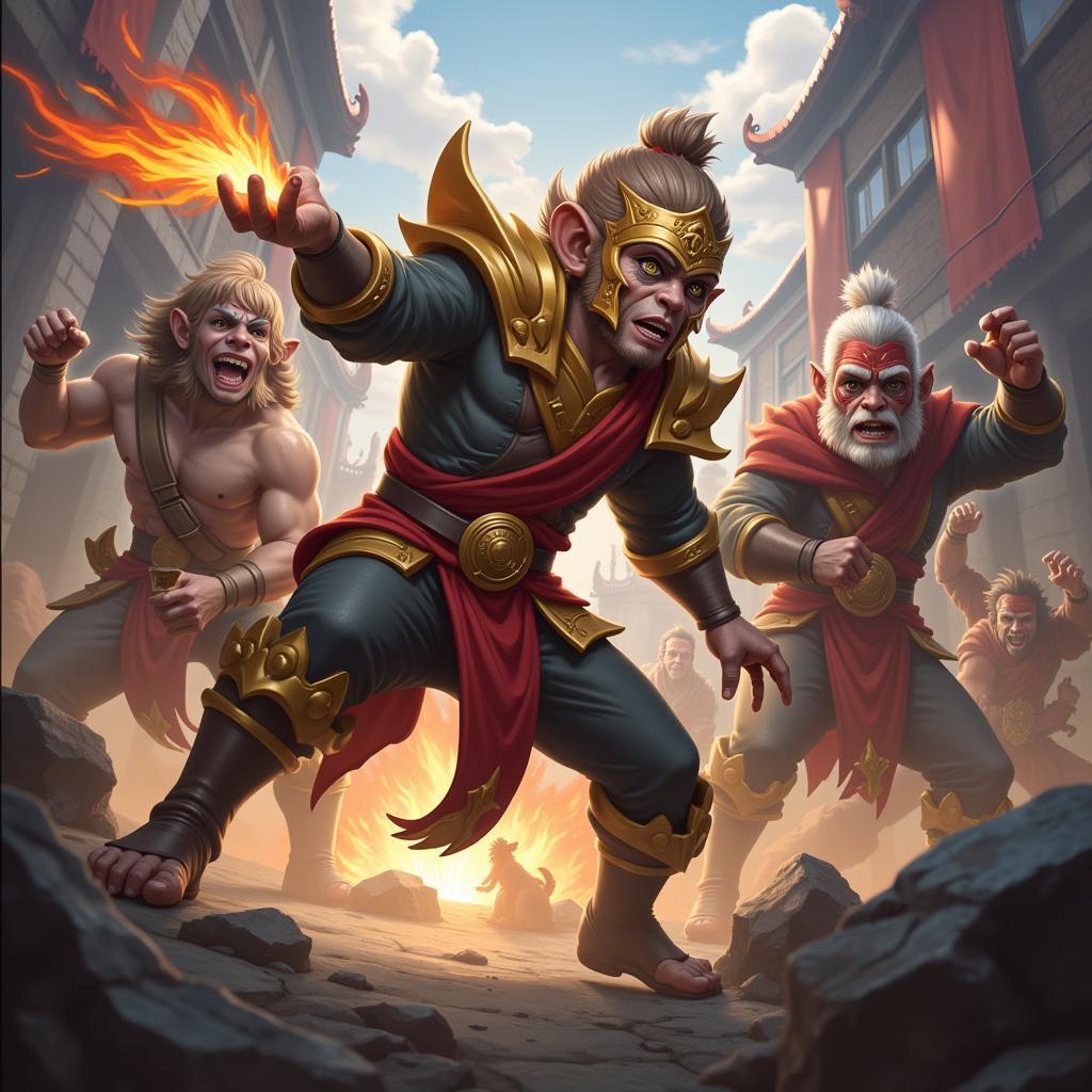 Monkey King Mid Game chiến thuật