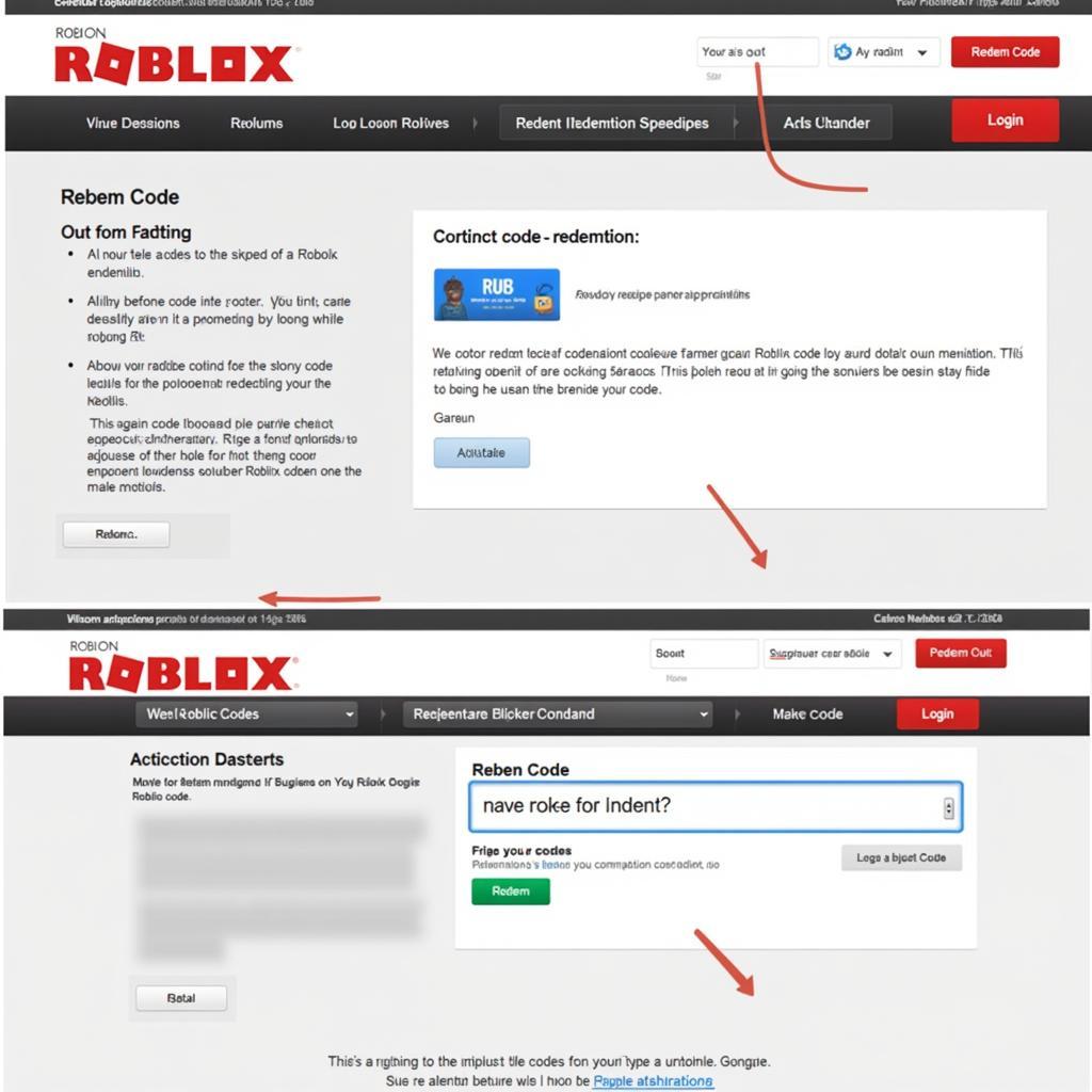 Hướng dẫn nhập code Roblox trên website