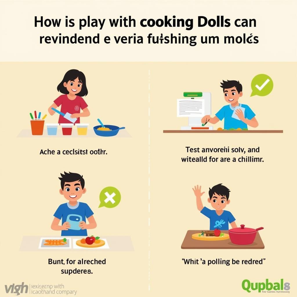 Phát triển tư duy logic với búp bê cooking