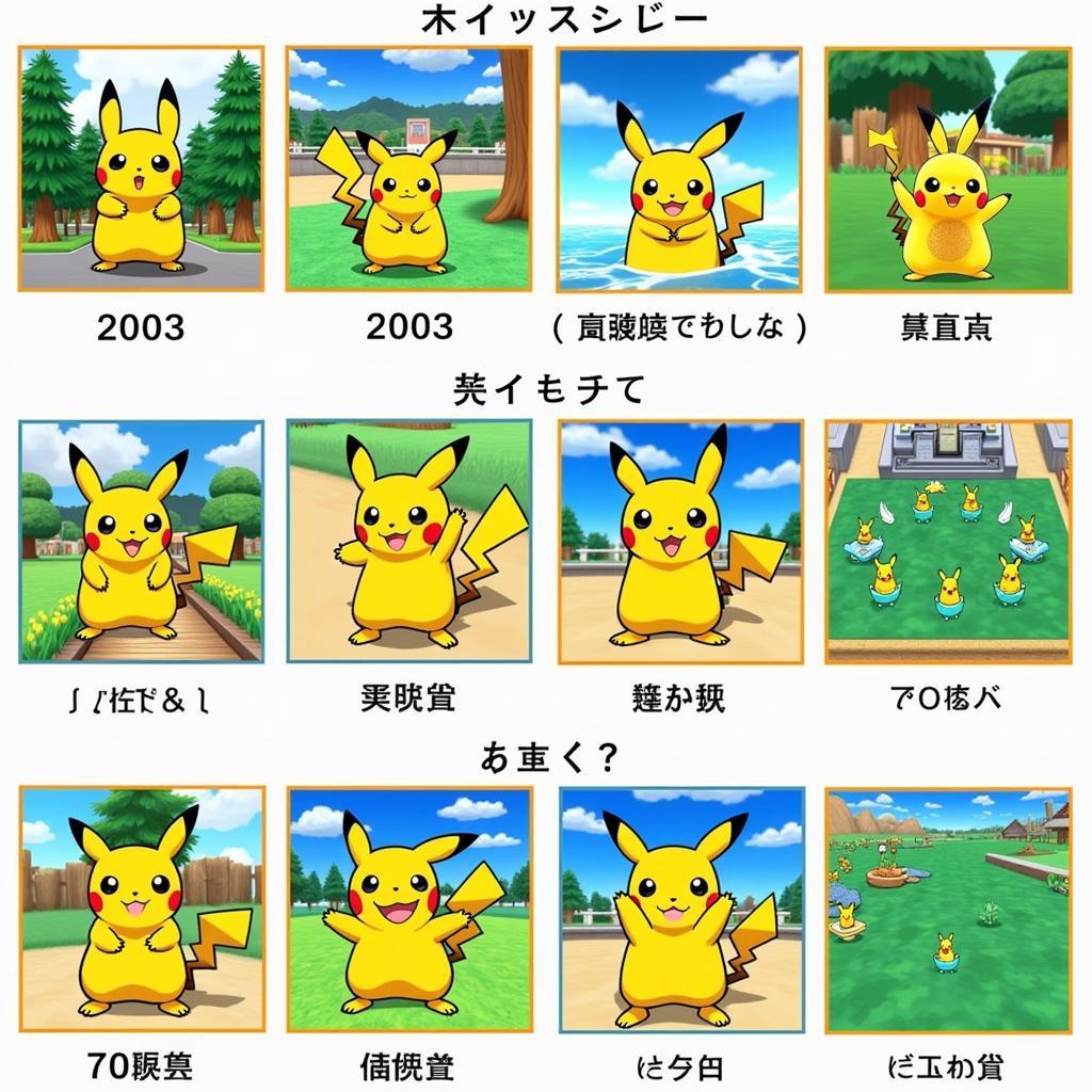 Các phiên bản Pikachu