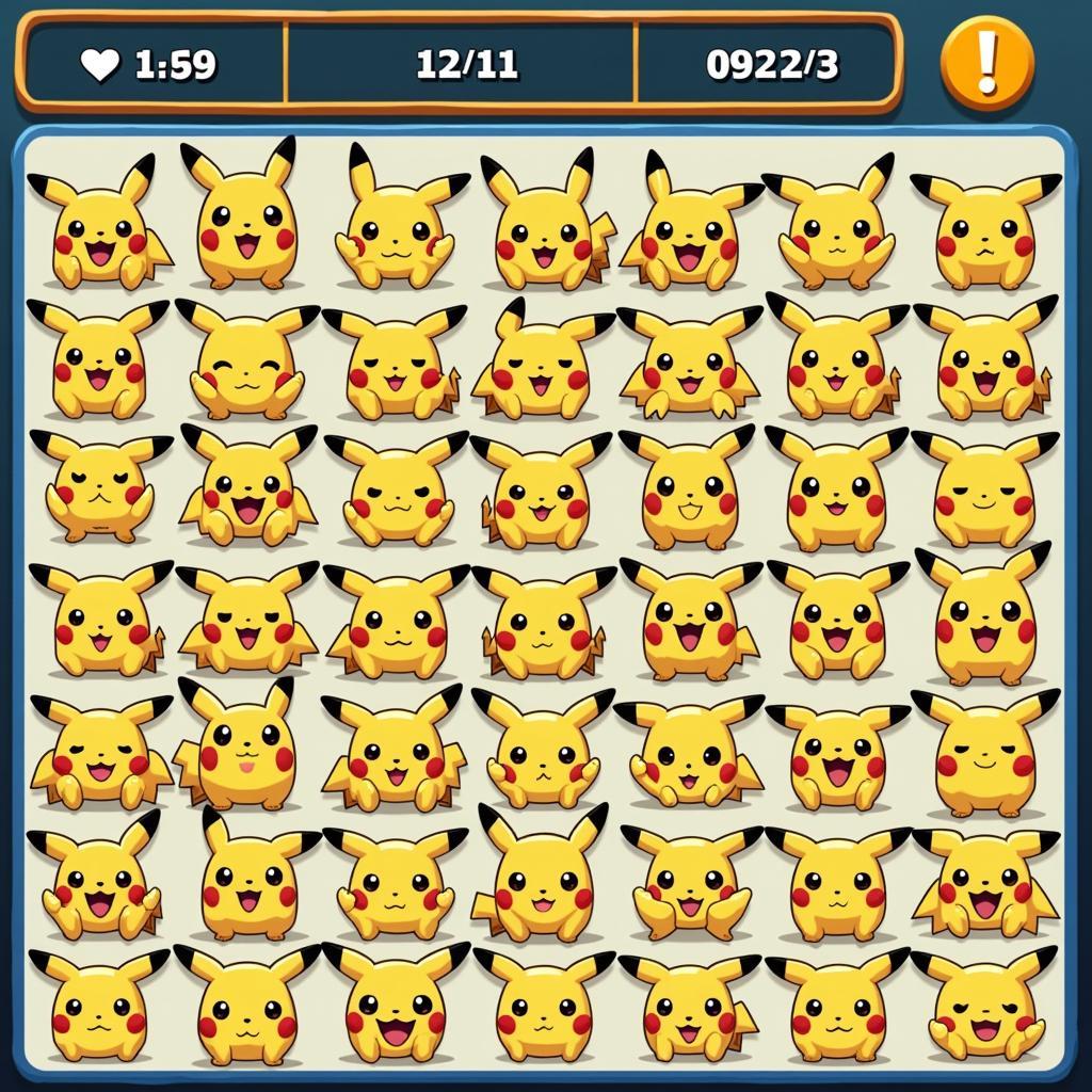 Giao diện Pikachu 9 Level