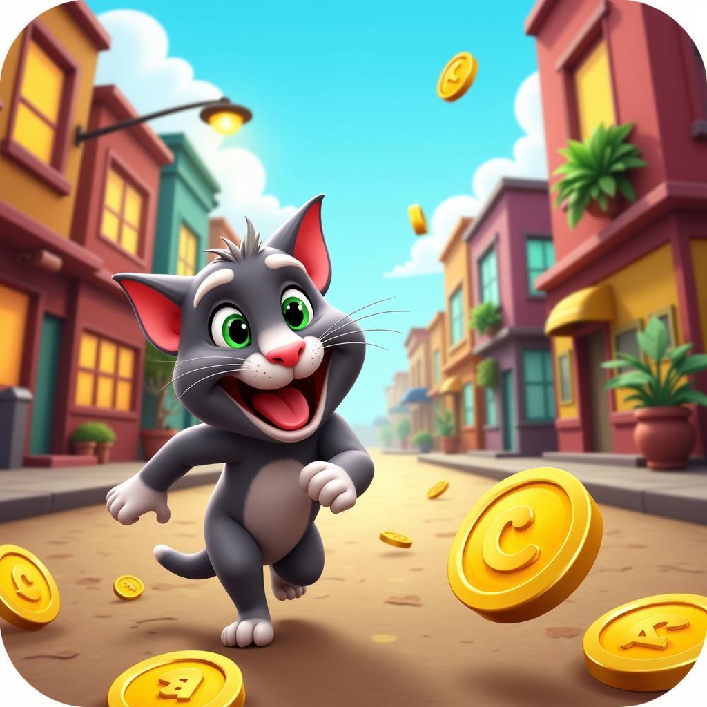 Talking Tom Gold Run Gameplay