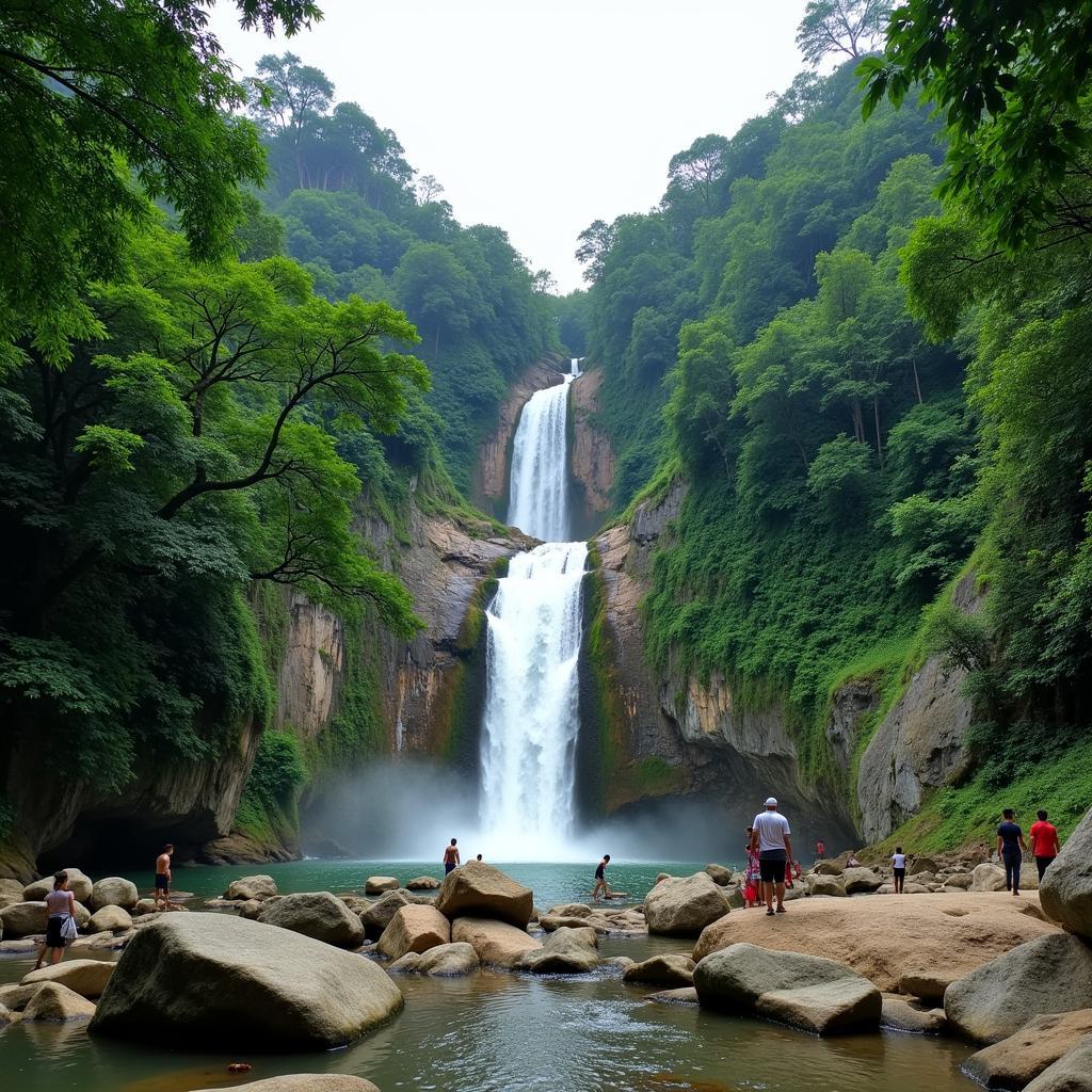 Thác Dambri Bảo Lộc Hùng Vĩ