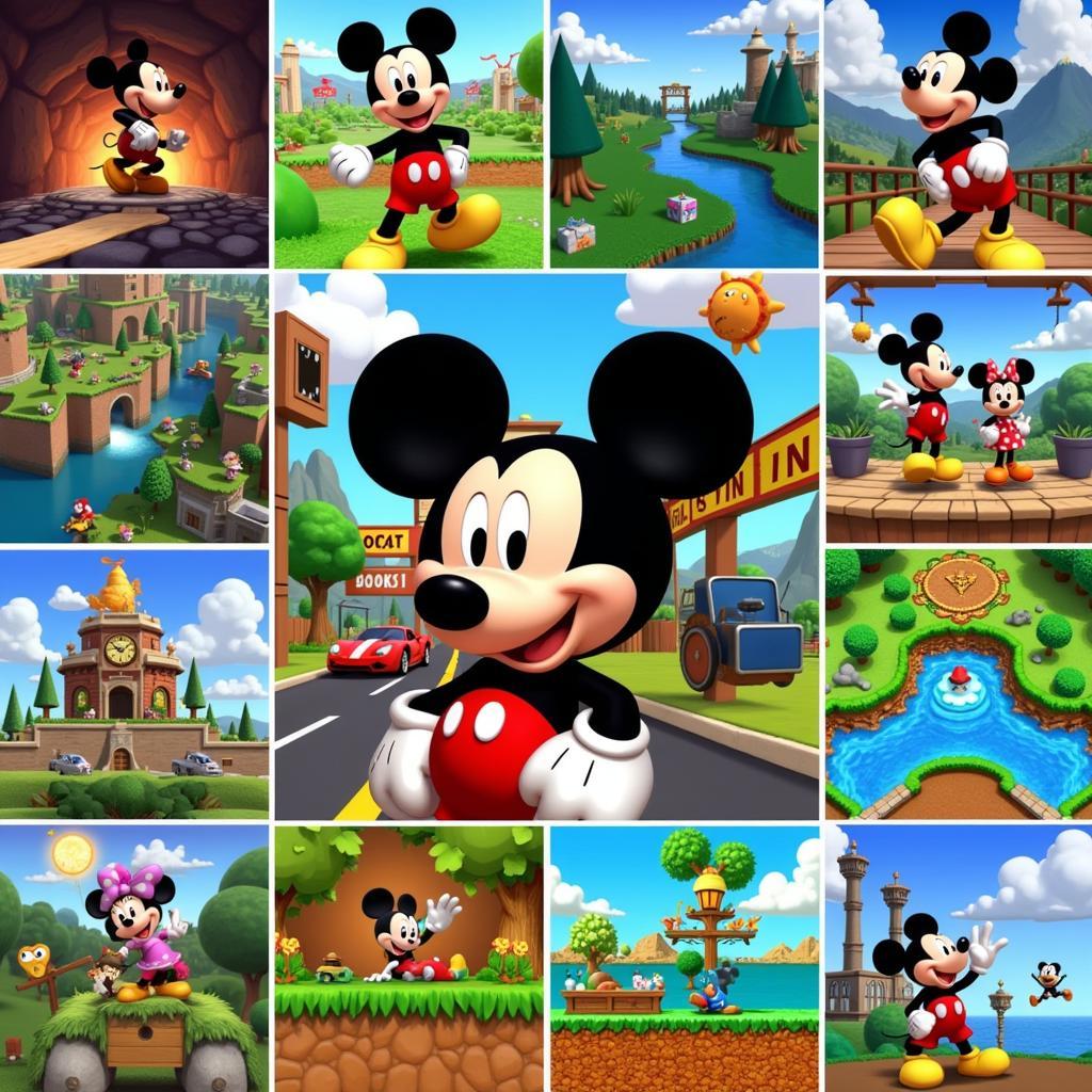 Thế giới đa dạng của trò chơi Mickey