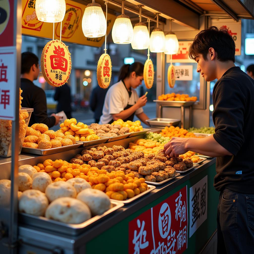 Thưởng thức ẩm thực đường phố Tokyo