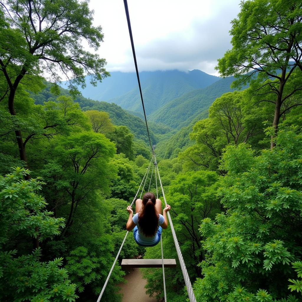 Trải nghiệm Zipline tại Đà Nẵng