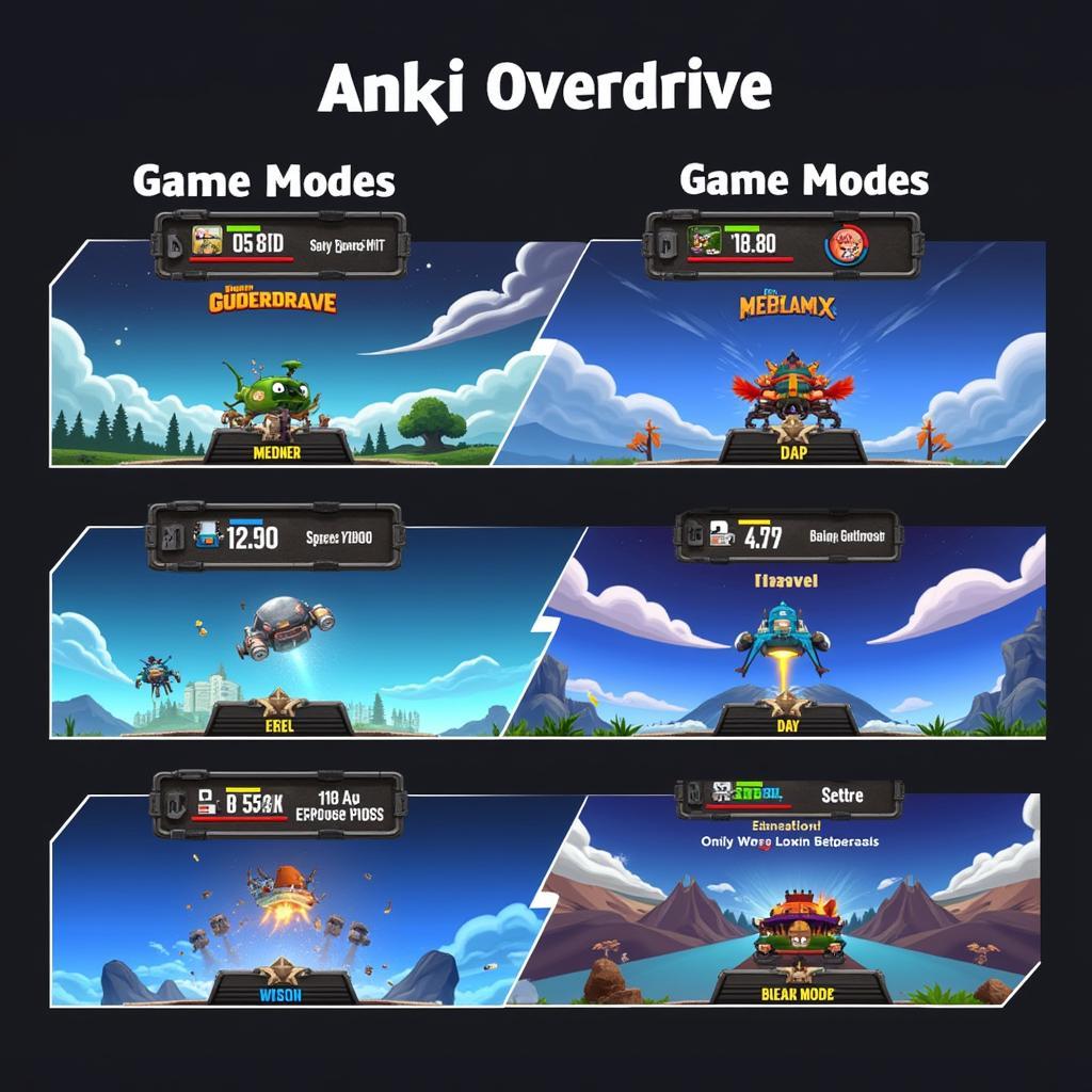 Anki Overdrive: Các chế độ chơi