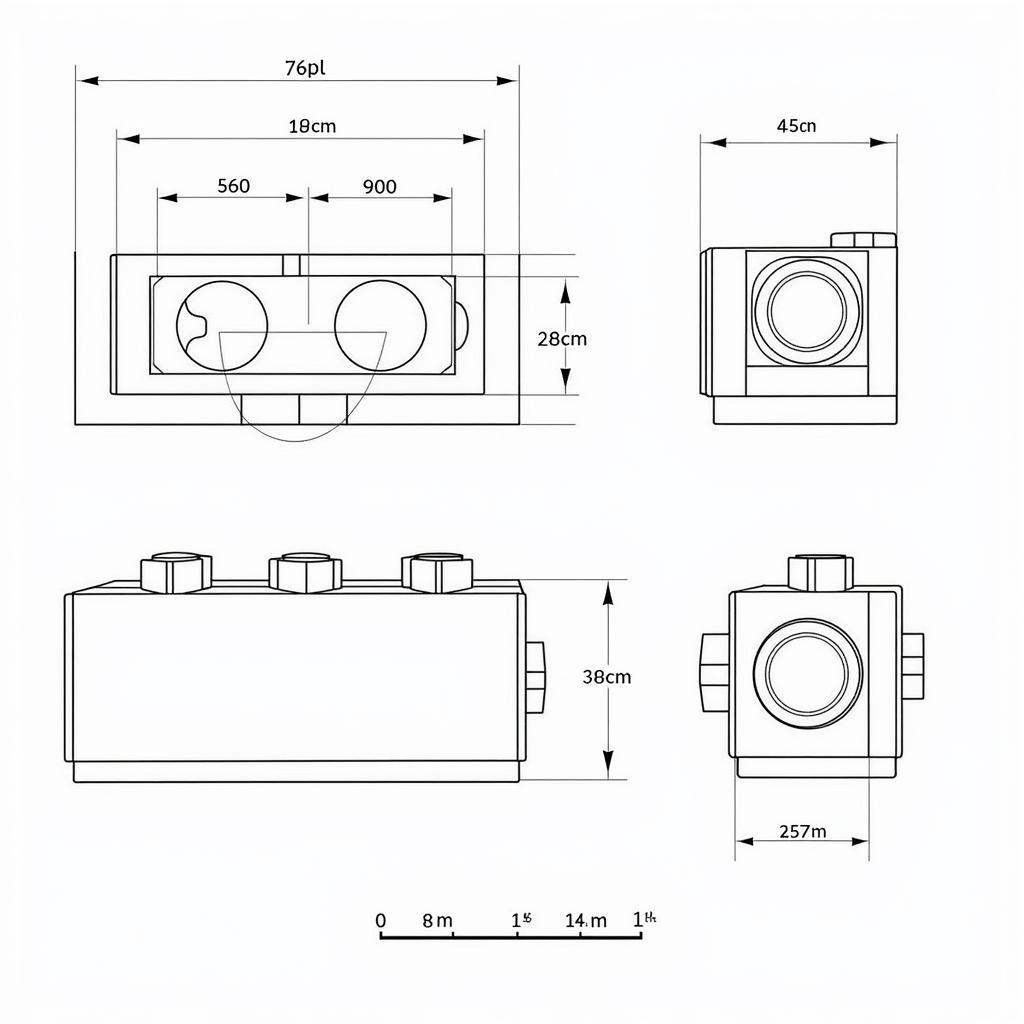 Bản vẽ AutoCAD mô hình đồ chơi Lego