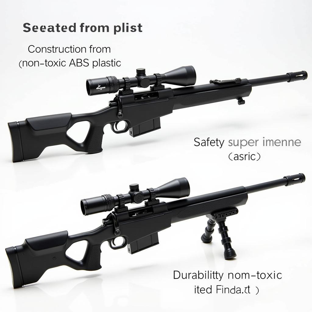 Barrett M99 Đồ Chơi: Chất Liệu Nhựa ABS An Toàn