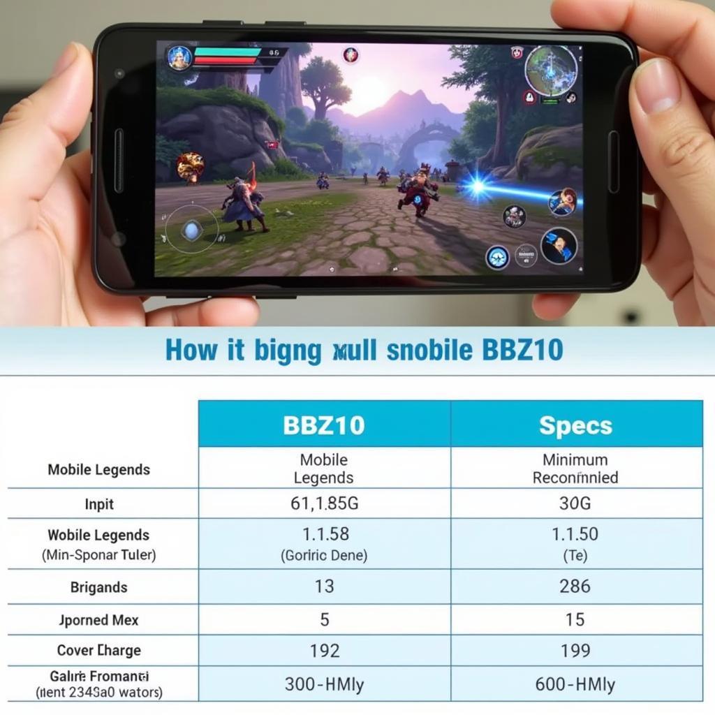 BBZ10 Chơi Mobile Legends: So Sánh Cấu Hình và Trải Nghiệm Thực Tế