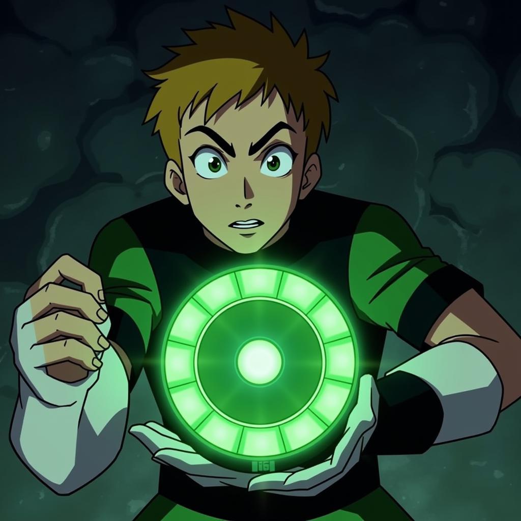 Ben 10 sử dụng Omnitrix trong tập 32: Trò chơi kết thúc