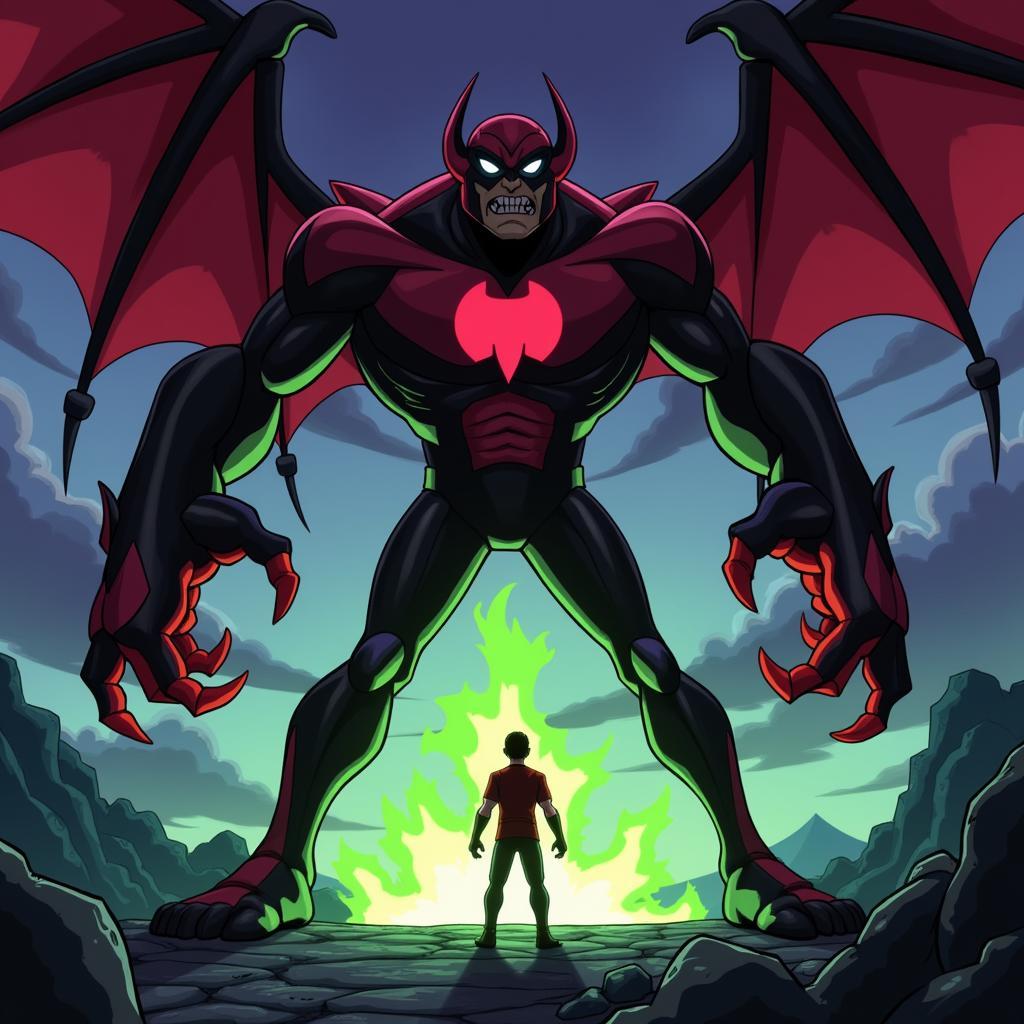 Ben 10 và Vilgax đối đầu trong tập 32: Trò chơi kết thúc