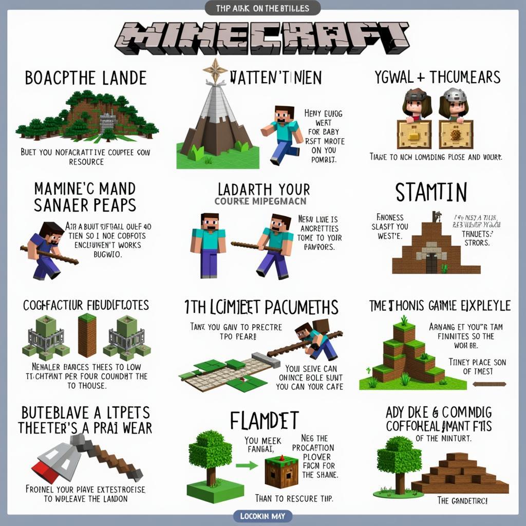 Bí quyết chơi trò Minecraft