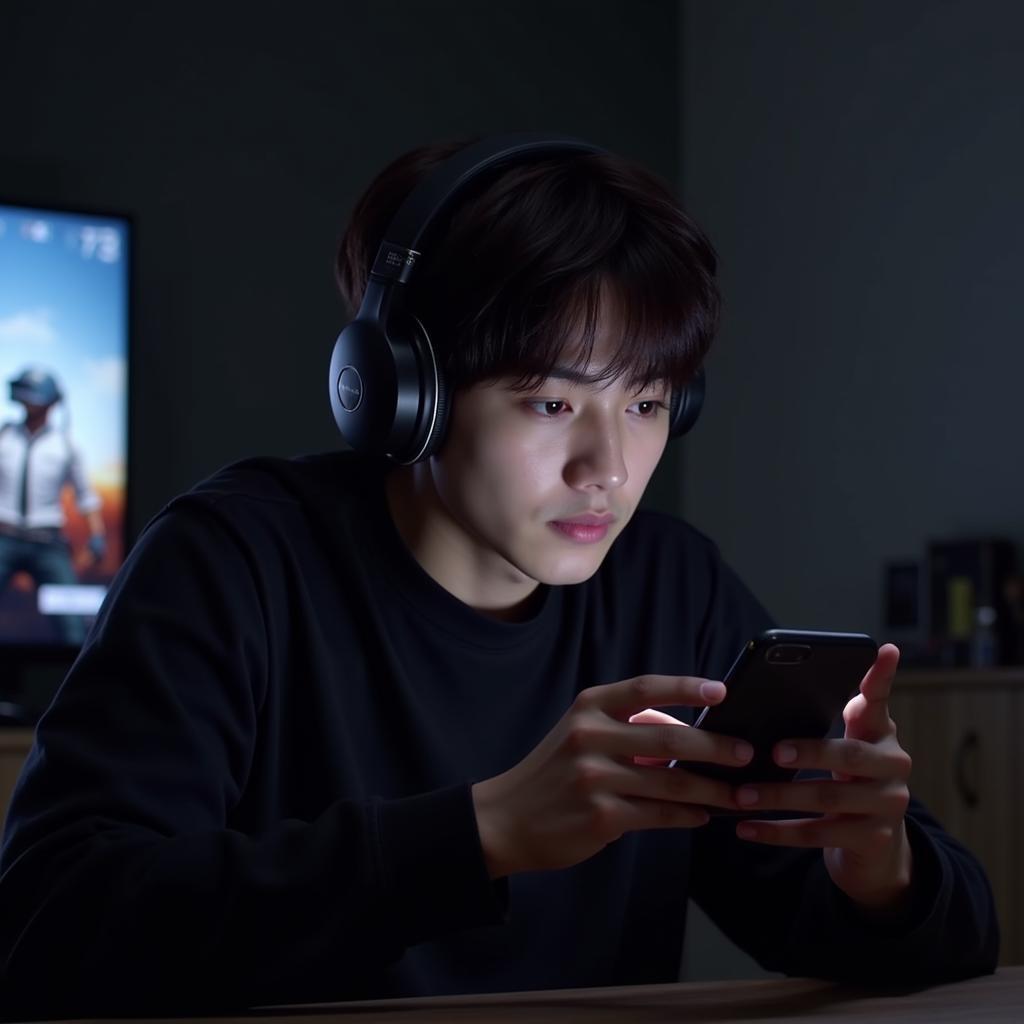 Jungkook chơi PUBG