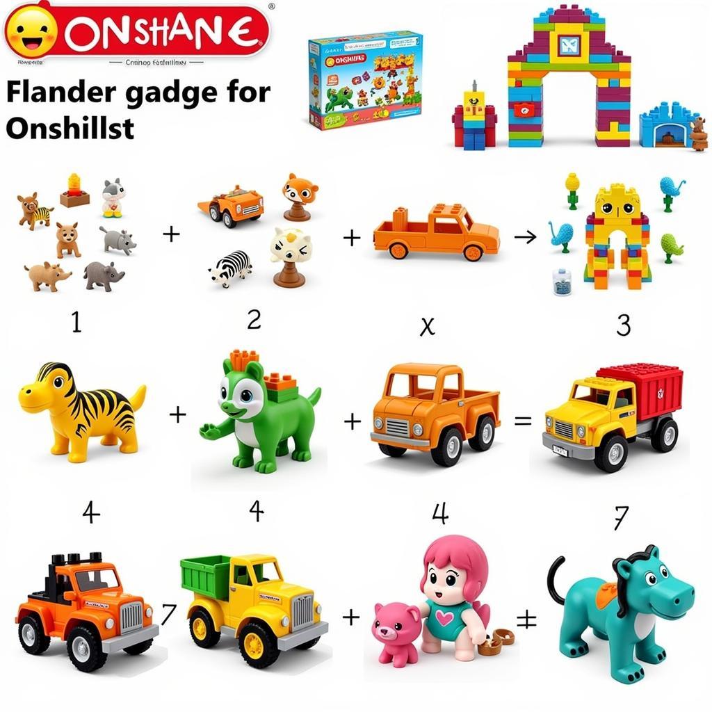 Các loại bộ đồ chơi xếp hình Onshine