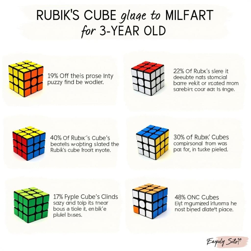 Các loại rubik cho bé 3 tuổi