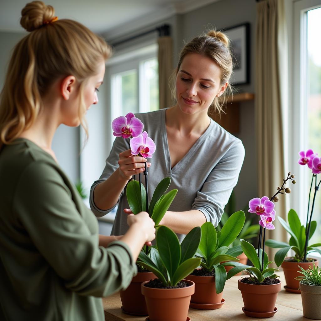 Chăm sóc lan tại nhà hiệu quả